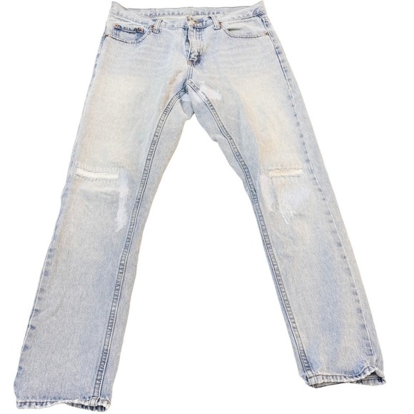 Cheap Monday Thrift Jean Straight Up Denim Light Wash Size - Picture 2 of 8